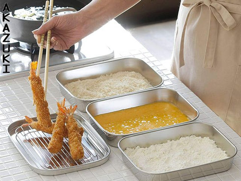 Stainless Tempura Vat set